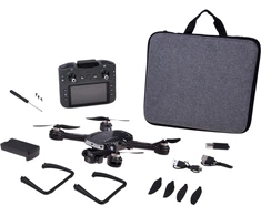 Jokomisiada A19P RC Drone HD Kamera Remote Control with Screen Obstacle Avoidance Case RC0774