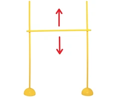 Jokomisiada Reguliuojama kliūtis šuoliams 150 cm – Hobby Horse kliūtis SP0861