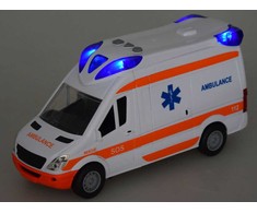 Jokomisiada Ambulance + stretcher car Ambulance with sound ZA3835