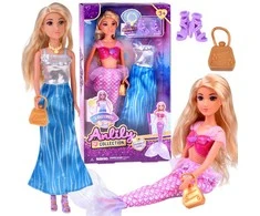 Jokomisiada Anlily 2-in-1 Mermaid Princess doll + accessories ZA5708