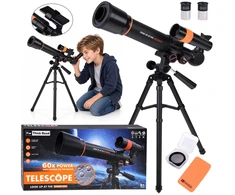 Jokomisiada Astronomical telescope for children + metal tripod 18x 60x LUNETA ZA6300