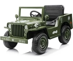 Akumuliatorinė transporto priemonė vaikams Jokomisiada Willy 4x4 + nuotolinio valdymo pultas | spalva: smėlio