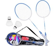 Jokomisiada Badminton set in a zipped case Rackets + shuttlecocks SP0819