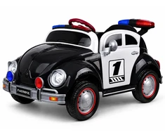 Jokomisiada Baterija-powered car for children, police car, Beetle, POLICE, rocking PA0350