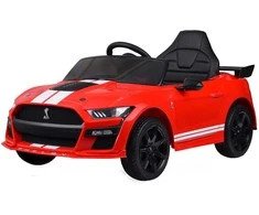 Akumuliatorinis sportinis automobilis vaikams Jokomisiada Ford Mustang Shelby GT500 PA0306 | spalva: raudona