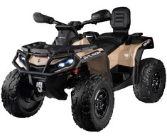 Jokomisiada Baterija-powered quad for children 2 people CAN-AM OUTLANDER 4x4 LED panel PA0326