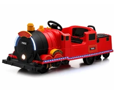 Jokomisiada Baterija-powered train for children, locomotive + carriage, sounds, lights PA0348