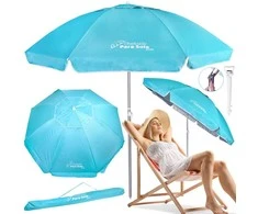 Jokomisiada Beach Garden Umbrella Chalkidiki Para Sole Sun UPF 50+ 240cm ARMED SP0810