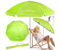 Jokomisiada Beach Garden Umbrella Sopot Para Sole Sun UPF 50+ 240cm ARMED SP0810