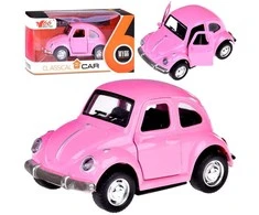 Jokomisiada Vabalas, metalinis žaislinis automobilis, atidaromos durys, šviesa, garsas ZA4991