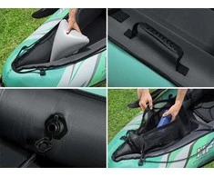 Bestway 2 asmenų kayak Ventura Elite X2 pripučiama valtis Hydro Force irklas 65052