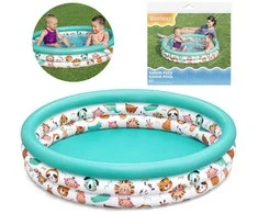 Bestway pripučiamas vaikų baseinas SAFARI ANIMALS 122cm 51226