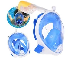 Jokomisiada Mėlyna mask with a snorkel for diving and snorkeling S/M SP0762 NI