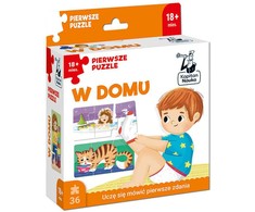 Kapitan Nauka Kapitonas Mokslas Pirmoji mokomoji dėlionė 36 gabalėliai + knygelė Namuose KS1021