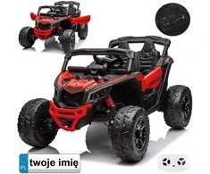 Akumuliatorinis keturratis vaikams Jokomisiada Buggy 4x4, 800W, PA0299 CZ | spalva: raudona/juoda