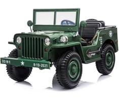 Jokomisiada Automobilis trims asmenims su akumuliatoriumi J E E P Willys pilot PA0249