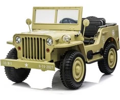 Jokomisiada Automobilis trims asmenims su akumuliatoriumi J E E P Willys pilot PA0249