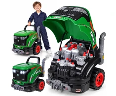 Jokomisiada CAR WORKSHOP Build a TRACTOR engine mechanic set ZA6305