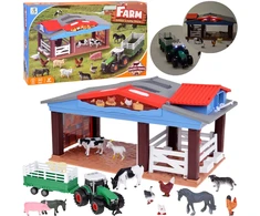 Jokomisiada Children’s Farm Set with Animals, Tractor, Trailer, Lights and Sounds ZA6308