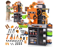 Jokomisiada Children's workshop Table with tools DIY KIT 92 pieces ZA6581