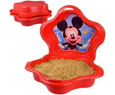 Jokomisiada Closed plastikas sandbox SHELL 2 in 1 pool Mickey Mouse SP0884