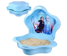 Jokomisiada Closed plastikas sandbox SHELL 2 in 1 pool Frozen SP0884