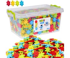 Meli Construction Blocks Waffles Basic Letters 1200-pieces with letters ZA5668
