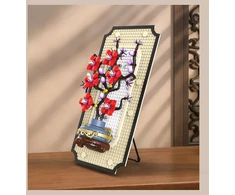 Jokomisiada Decorative blocks Flowers in a vase in the picture ZA6370