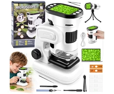 Jokomisiada Digital Microscope for Kids 1000x 2” Screen Camera LED ES0031