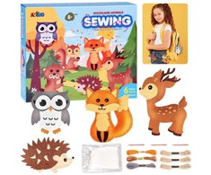 Jokomisiada DIY creative kit forest animals felt set ZA5274