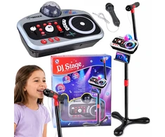 Dėlionė Jokomisiada DJ Mixer Console for Children Microphone Karaoke Bluetooth IN0196