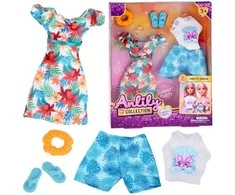 Jokomisiada Doll clothes set, holiday styling, dress, accessories ZA5706