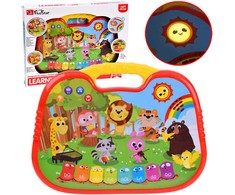 Jokomisiada Educational interactive organ with animals, sounds, melodies ZA5955