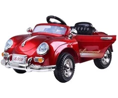 Jokomisiada Elegantiškas RETRO automobilis 2x variklis 12V, lakas PA0057M