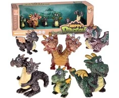 Jokomisiada Fairy Tale Dragon Figurine Set 6 pcs – Magical Creatures ZA5883