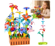 Jokomisiada Flower Garden Construction Blocks Creative 132-Piece Set ZA6395