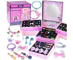 Jokomisiada Foldable jewelry box beads DIY hair ornaments ZA5732