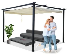 Sodo pavėsinė „Para Sole ESTIVO“ 3x3x2,4 m su neperšlampamu stogu SP0835