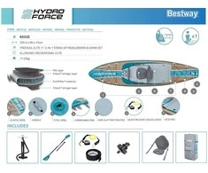 „Hydro-Force 2in1“ 3,35 m x 0,84 m x 0,15 m Bestway 6532E