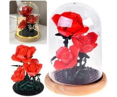 Jokomisiada Illuminated ROSE under the dome - flowers, 219 pieces ZA5901