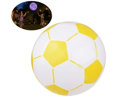 Jokomisiada Inflatable LED Ball for Kids 67 cm – Lightweight, Glowing, Perfect for Play SP0869