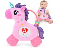 Jokomisiada Interactive baby pendant UNICORN teether, 12 melodies ZA6349