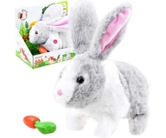 Jokomisiada Interaktyvus gyvūnų traškus Hopping Bunny + morka ZA2685