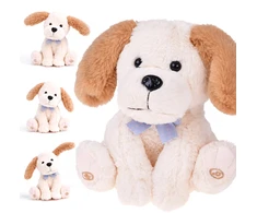 Jokomisiada Interactive Plush Dog Records and Repeats Words, Music and Moving Ears ZA6333