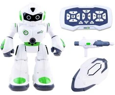 Jokomisiada Nuotoliniu būdu valdomas šokių ROBOTAS Mokantis anglų kalbą šviesa + garsas RC0447