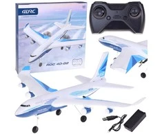 Jokomisiada Large EPP Foam Passenger RC Airplane with LED apšvietimas and USB Charging RC0722