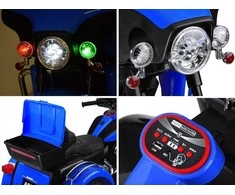 Jokomisiada Akumuliatorinis motociklas vaikams Chopper PA0254 | spalva: mėlyna