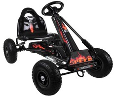 Jokomisiada Large pedal go-kart with adjustable seat and inflatable wheels SP0839