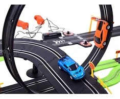Jokomisiada Didelė lenktynių trasa + 2 automobiliai, 787 cm RC0546 trasa