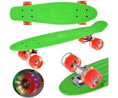 Jokomisiada LED Skateboard with Light-Up Wheels for Skatepark Riding SP0825